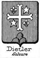 Dietler Coat of Arms / Family Crest 0
