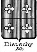 Dietschy Coat of Arms / Family Crest 0