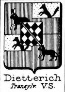 Dietterich Coat of Arms / Family Crest 2