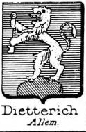 Dietterich Coat of Arms / Family Crest 1