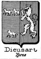 Dieusart Coat of Arms / Family Crest 1