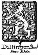 Dillingen Coat of Arms / Family Crest 2