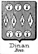 Dinan Coat of Arms / Family Crest 1