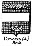 Dinant Coat of Arms / Family Crest 2