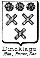 Dincklage Coat of Arms / Family Crest 0