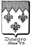 Dinegro Coat of Arms / Family Crest 0