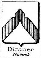 Dintner Coat of Arms / Family Crest 0