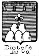 Diotefe Coat of Arms / Family Crest 0