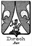 Dirsch Coat of Arms / Family Crest 0