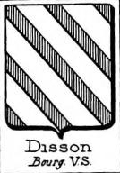Disson Coat of Arms / Family Crest 0