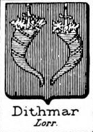 Dithmar Coat of Arms / Family Crest 0