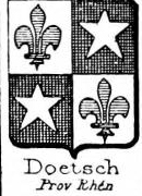 Doetsch Coat of Arms / Family Crest 1