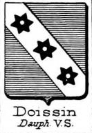 Doissin Coat of Arms / Family Crest 0