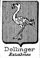 Dollinger Coat of Arms / Family Crest 1