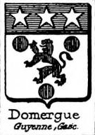 Domergue Coat of Arms / Family Crest 0