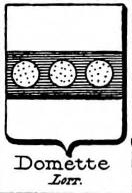 Domette Coat of Arms / Family Crest 0