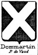 Dommartin Coat of Arms / Family Crest 0