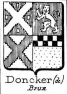 Doncker Coat of Arms / Family Crest 1