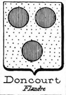 Doncourt Coat of Arms / Family Crest 0