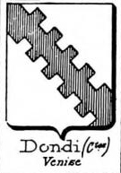 Dondi Coat of Arms / Family Crest 3