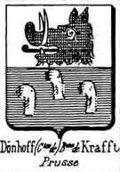 Donhoff Coat of Arms / Family Crest 2