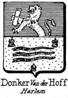 Donker Coat of Arms / Family Crest 2