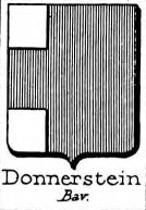 Donnerstein Coat of Arms / Family Crest 1