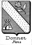 Donnet Coat of Arms / Family Crest 1