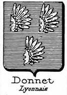 Donnet Coat of Arms / Family Crest 2