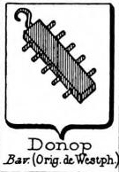 Donop Coat of Arms / Family Crest 0