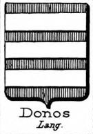 Donos Coat of Arms / Family Crest 0