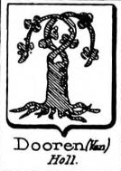 Dooren Coat of Arms / Family Crest 0