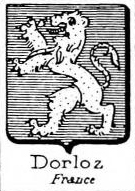 Dorloz Coat of Arms / Family Crest 0