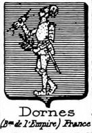 Dornes Coat of Arms / Family Crest 0