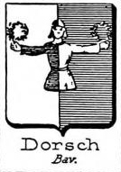 Dorsch Coat of Arms / Family Crest 3