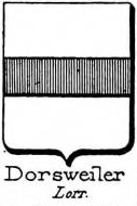 Dorsweiler Coat of Arms / Family Crest 0