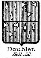 Doublet Coat of Arms / Family Crest 2