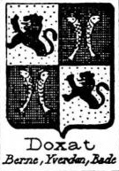Doxat Coat of Arms / Family Crest 2
