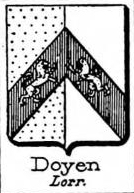 Doyen Coat of Arms / Family Crest 1