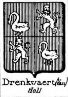 Drenkwaert Coat of Arms / Family Crest 0