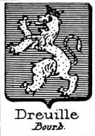 Dreuille Coat of Arms / Family Crest 0