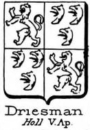 Driesman Coat of Arms / Family Crest 0