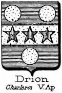Drion Coat of Arms / Family Crest 1