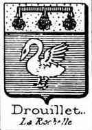 Drouillet Coat of Arms / Family Crest 1