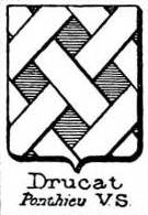 Drucat Coat of Arms / Family Crest 0