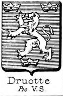 Druotte Coat of Arms / Family Crest 0