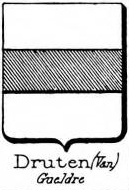 Druten Coat of Arms / Family Crest 0