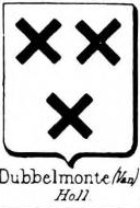 Dubbelmonde Coat of Arms / Family Crest 0