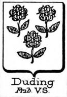 Duding Coat of Arms / Family Crest 1