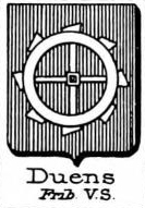 Duens Coat of Arms / Family Crest 2